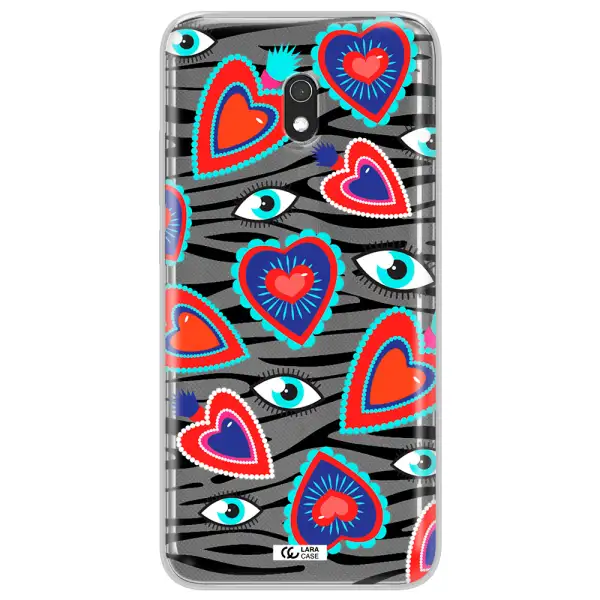 Eye Heart Xiaomi Redmi 8A Clear TPU Case