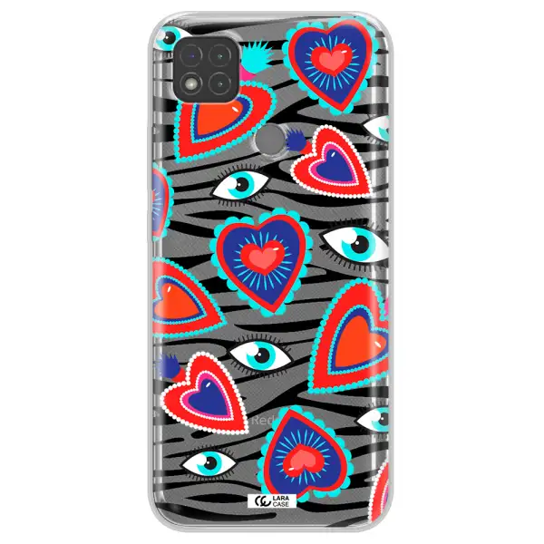 Eye Heart Xiaomi Redmi 9C Clear TPU Case