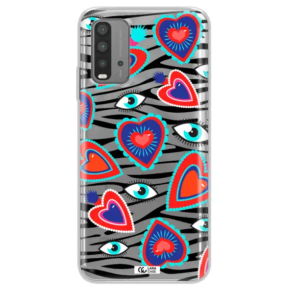 Eye Heart Xiaomi Redmi 9T Clear TPU Case