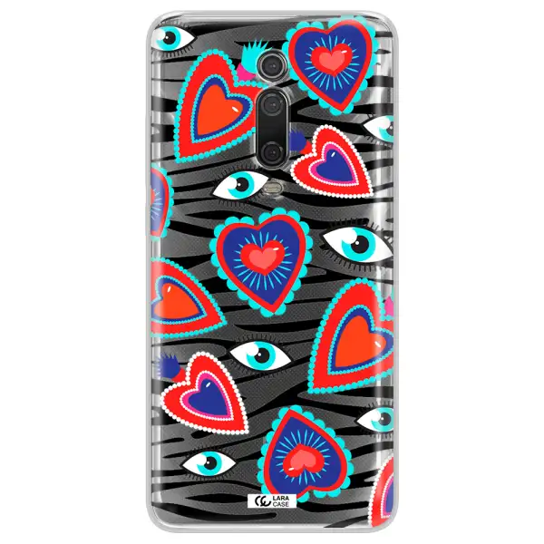 Eye Heart Xiaomi Redmi K20 Clear Tpu Case