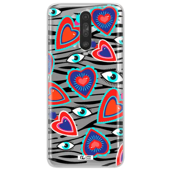 Eye Heart Xiaomi Redmi K30 Clear TPU Case
