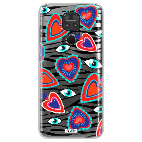 Eye Heart Xiaomi Redmi Note 9 Clear TPU Case
