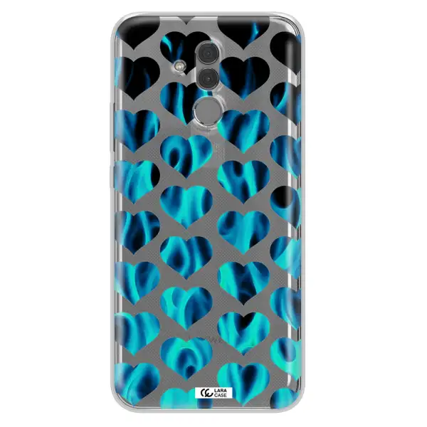 Heart Flame Huawei Mate 20 Lite Clear TPU Case