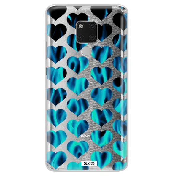 Heart Flame Huawei Mate 20X Clear TPU Case
