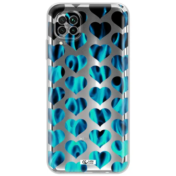 Heart Flame Huawei Nova 7I Clear Tpu Case