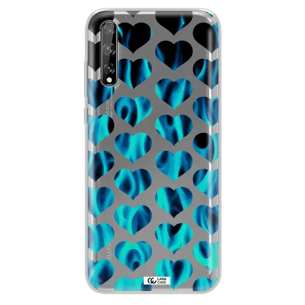 Heart Flame Huawei P Smart S Clear TPU Case
