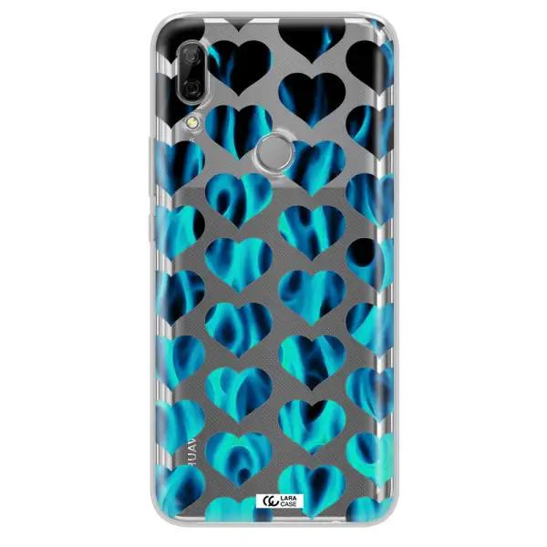 Heart Flame Huawei P Smart Z Clear TPU Case