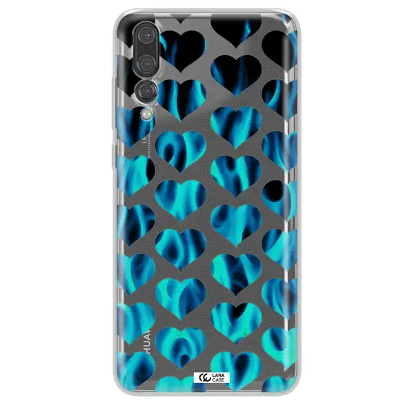 Heart Flame Huawei P20 Pro Clear TPU Case