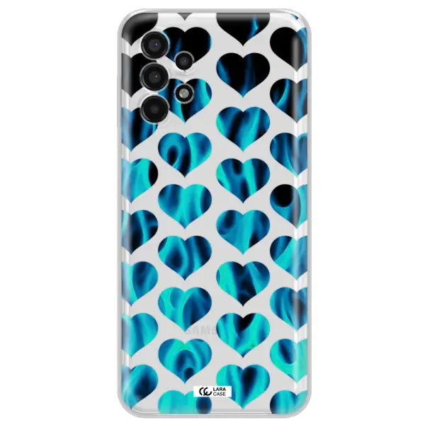 Heart Flame Samsung A13 4g Clear TPU Case