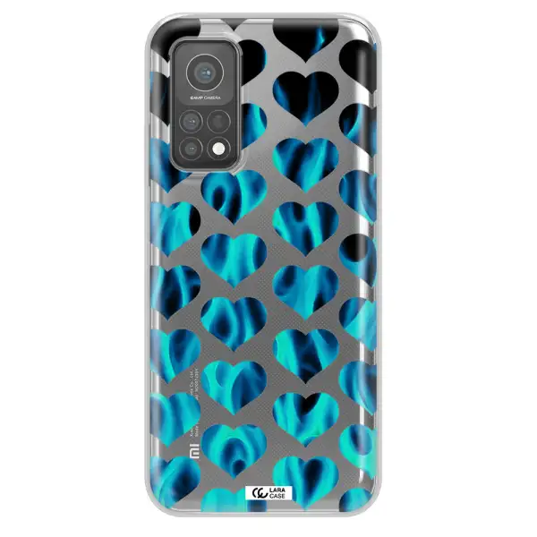 Heart Flame Xiaomi Mi 10 T Pro Clear TPU Case