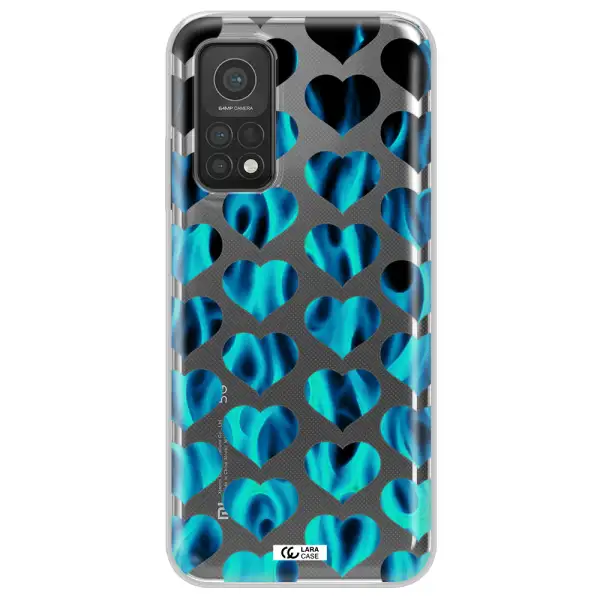 Heart Flame Xiaomi Mi 10T Clear TPU Case