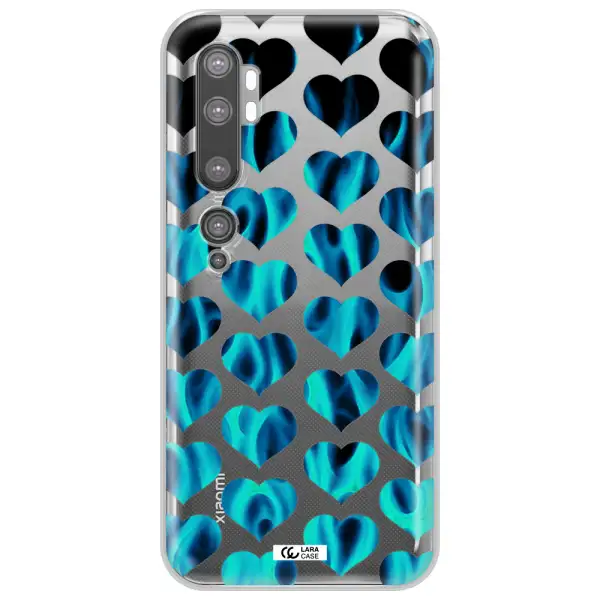Heart Flame Xiaomi Mi Note 10 Clear TPU Case