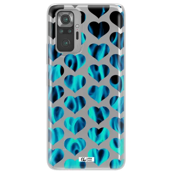 Heart Flame Xiaomi Note 10 Pro Clear TPU Case