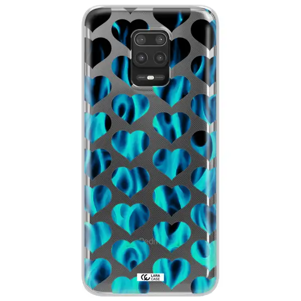 Heart Flame Xiaomi Note 9S Clear TPU Case