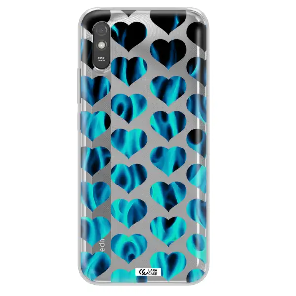 Heart Flame Xiaomi Redmi 9A Clear TPU Case