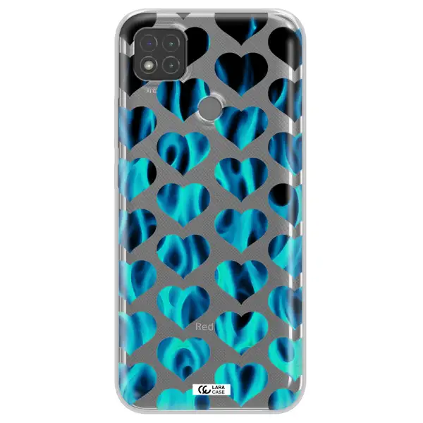 Heart Flame Xiaomi Redmi 9C Clear TPU Case