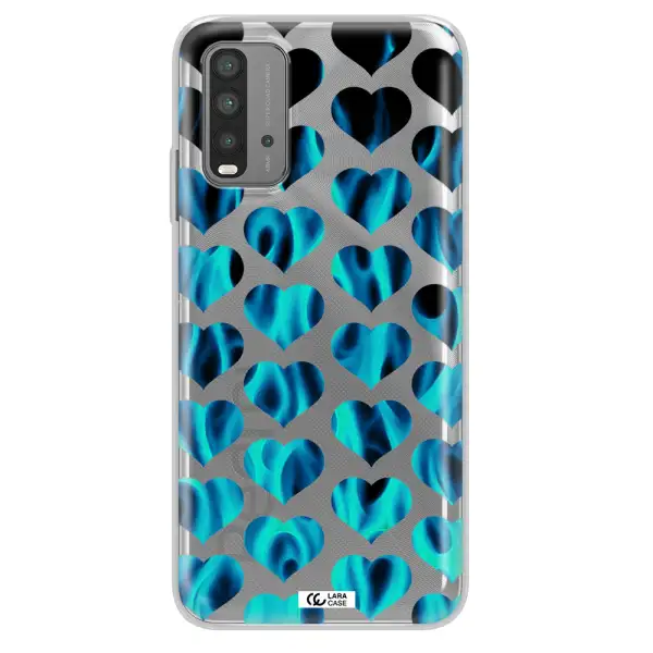 Heart Flame Xiaomi Redmi 9T Clear TPU Case