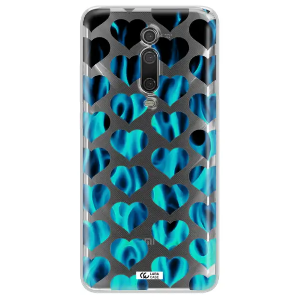Heart Flame Xiaomi Redmi K20 Clear Tpu Case