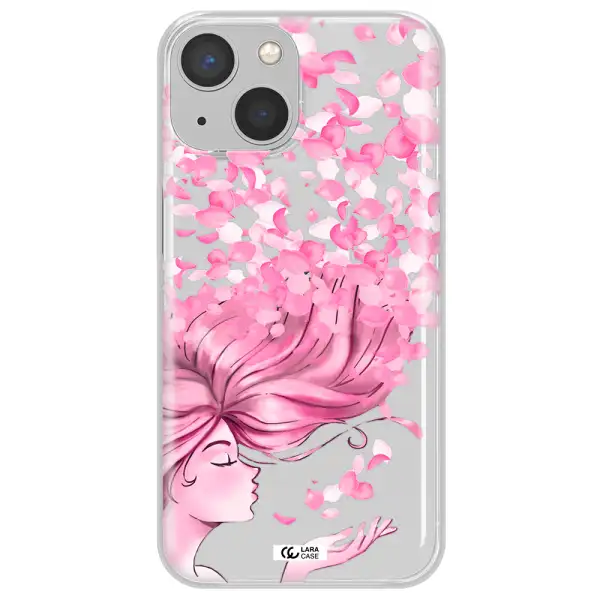 Sakura Leaves Hair Apple iPhone 13 Clear TPU Case