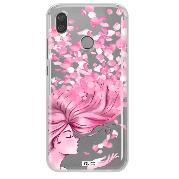 Sakura Leaves Hair Huawei P20 Lite Clear TPU Case