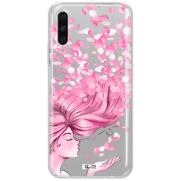Sakura Leaves Hair Huawei Y9S Clear Tpu Case