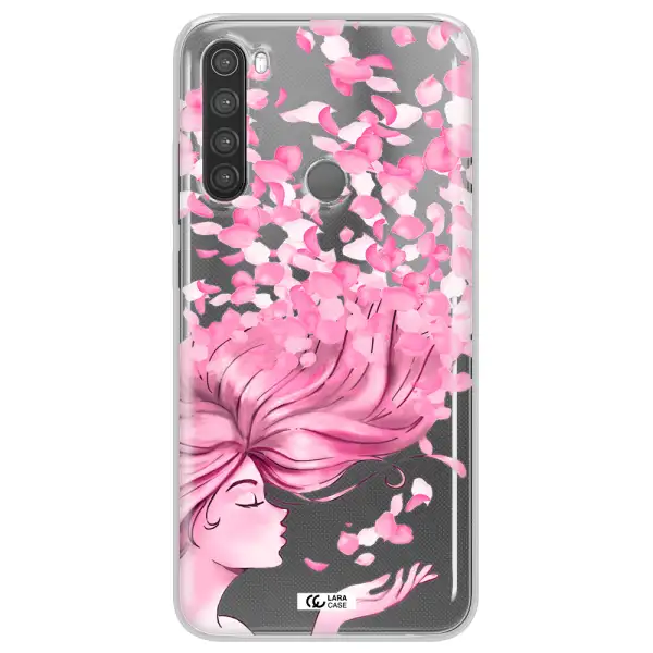 Sakura Leaves Hair Xiaomi Note 8 Clear TPU Case