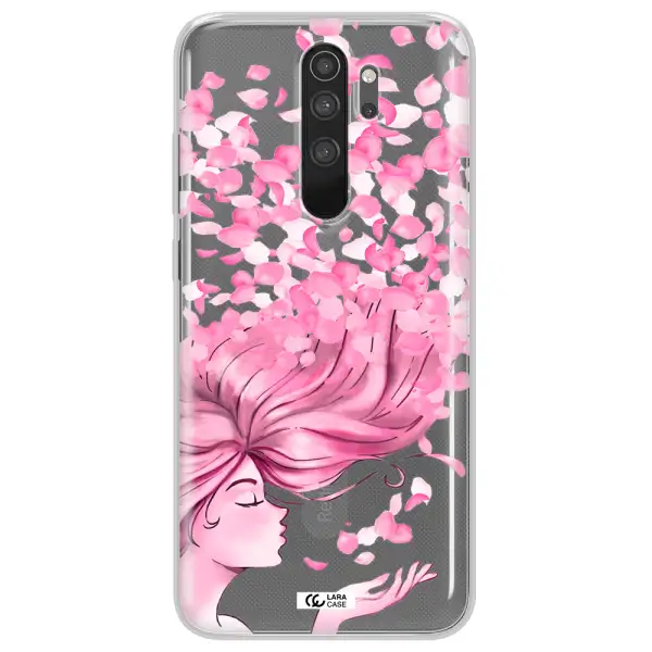 Sakura Leaves Hair Xiaomi Note 8 Pro Clear TPU Case