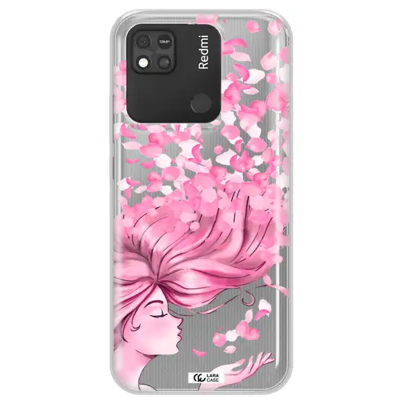 Sakura Leaves Hair Xiaomi Redmi 10A Clear TPU Case