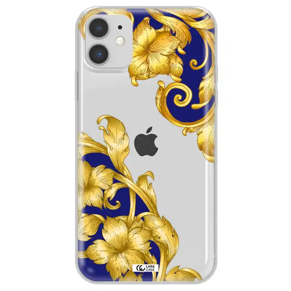 Golden Baroque Apple iPhone 11 Clear TPU Case