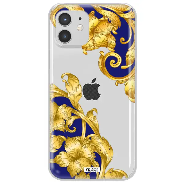 Golden Baroque Apple iPhone 12 mini Clear TPU Case