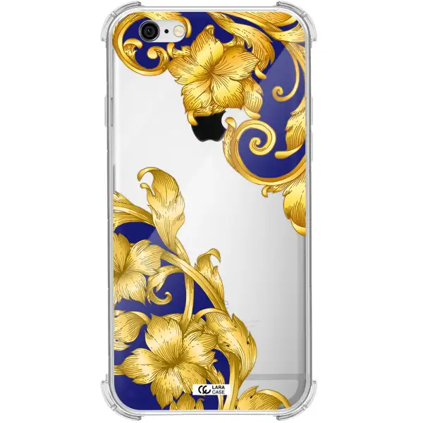 Golden Baroque Apple iPhone 6 Clear PC Case