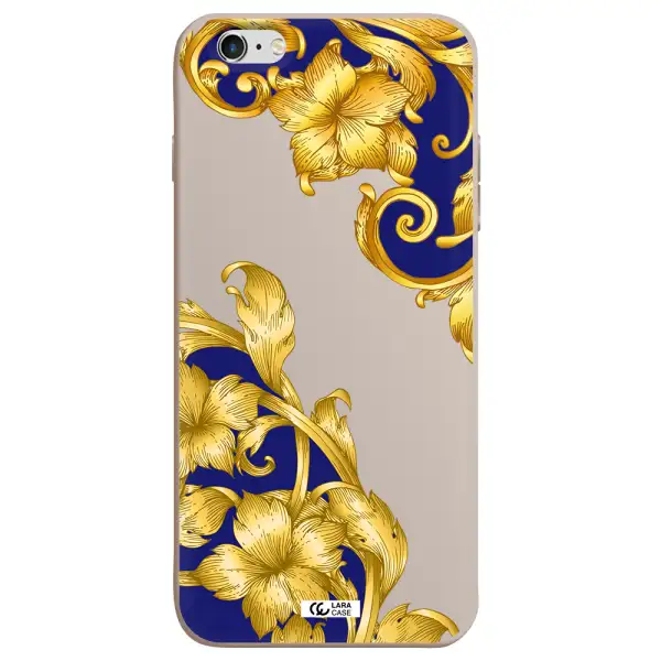 Golden Baroque Apple iPhone 6S Silicone Stone Case