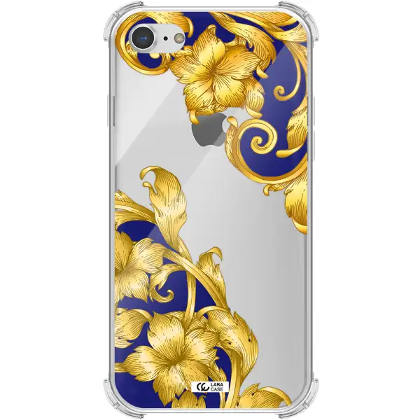 Golden Baroque Apple iPhone 7 Clear PC Case