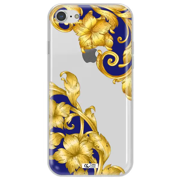 Golden Baroque Apple iPhone 8 Clear TPU Case