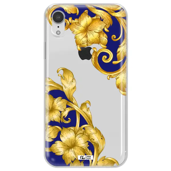 Golden Baroque Apple iPhone XR Clear TPU Case