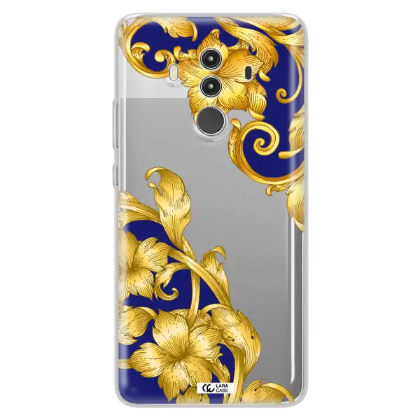 Golden Baroque Huawei Mate 10 Clear TPU Case