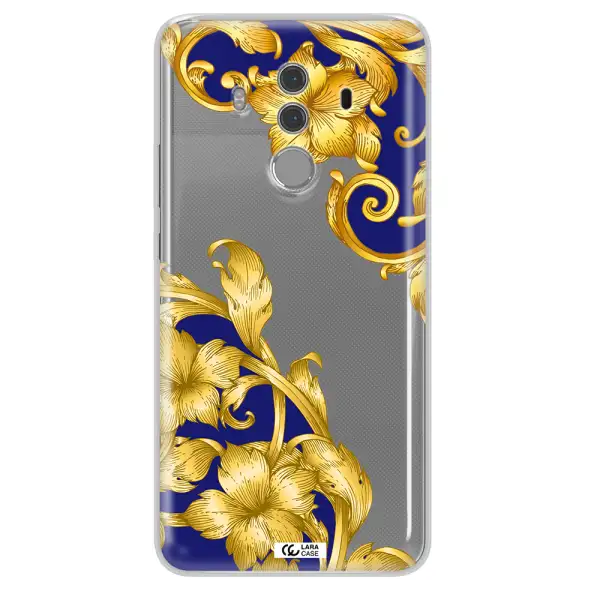 Golden Baroque Huawei Mate 10 Pro Clear TPU Case