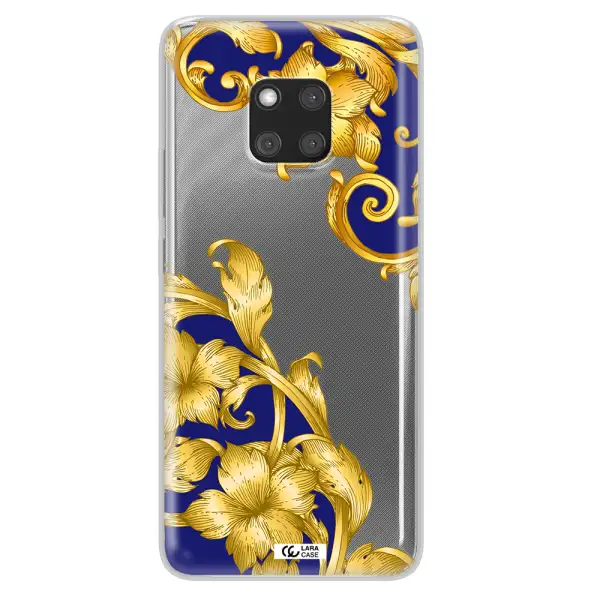 Golden Baroque Huawei Mate 20 Pro Clear TPU Case