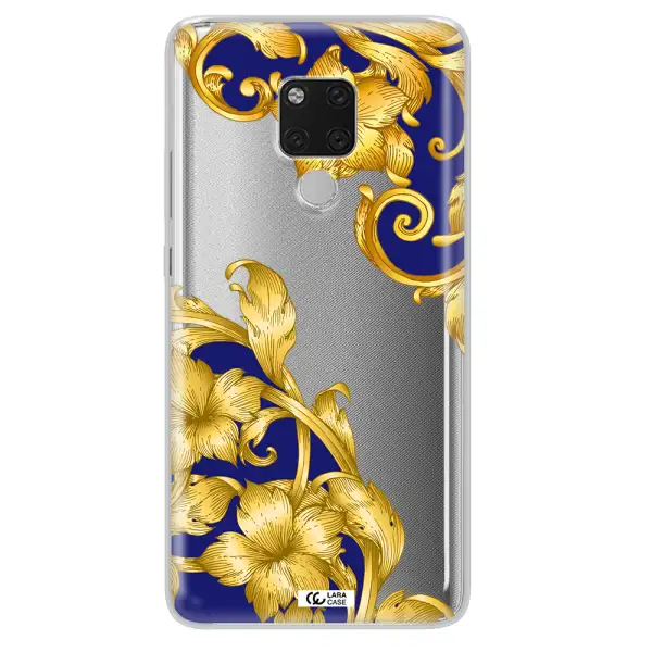 Golden Baroque Huawei Mate 20X Clear TPU Case