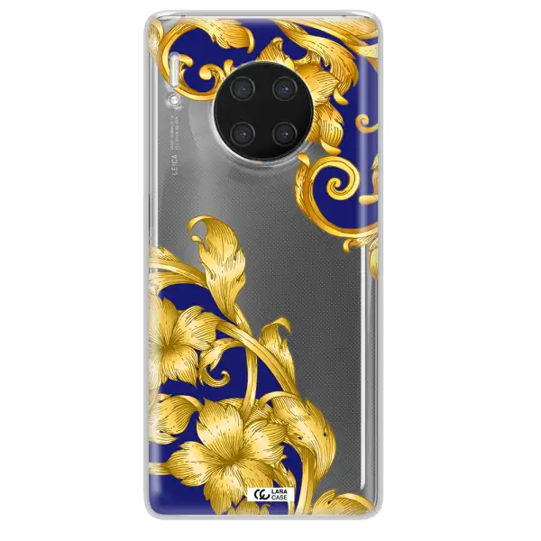 Golden Baroque Huawei Mate 30 Pro Clear TPU Case