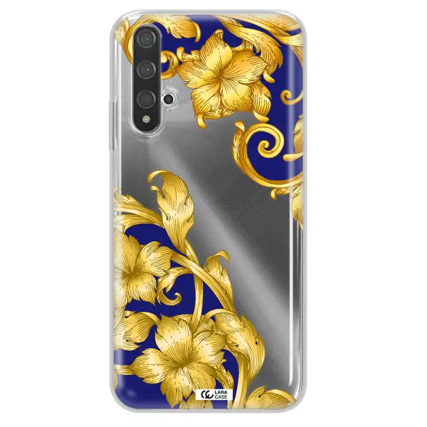 Golden Baroque Huawei Nova 5t Clear TPU Case