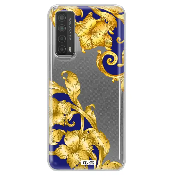 Golden Baroque Huawei P Smart 2021 Clear TPU Case