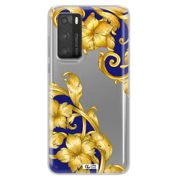 Golden Baroque Huawei P40 Clear TPU Case