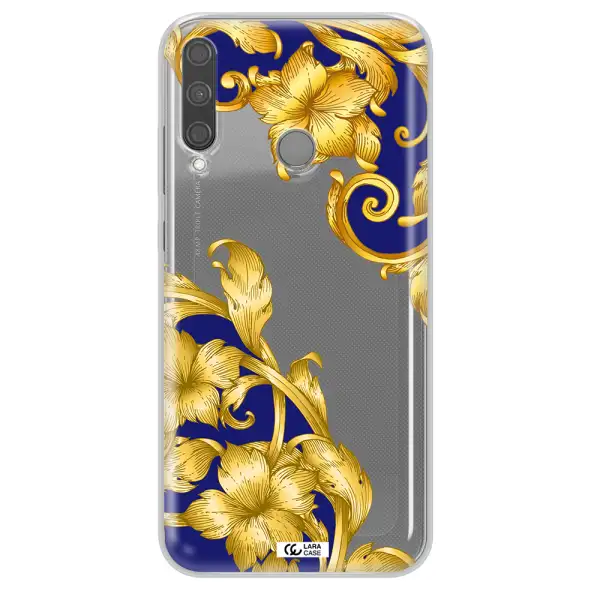 Golden Baroque Huawei P40 Lite E Clear TPU Case