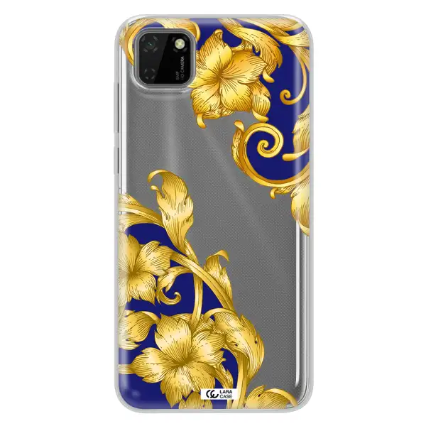 Golden Baroque Huawei Y5P Clear TPU Case