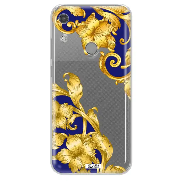 Golden Baroque Huawei Y6S Clear TPU Case