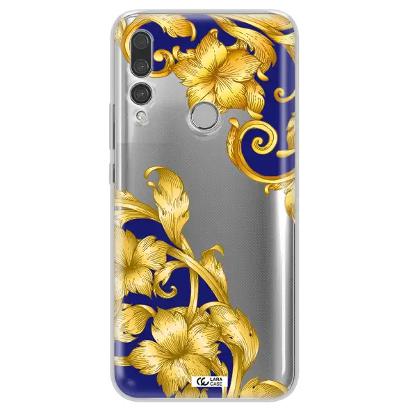 Golden Baroque Huawei Y9 Prime 2019 Clear TPU Case