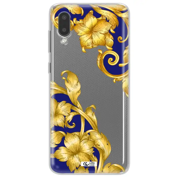Golden Baroque Samsung A02 Clear TPU Case