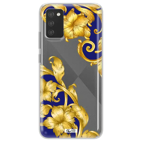 Golden Baroque Samsung A02S Clear TPU Case
