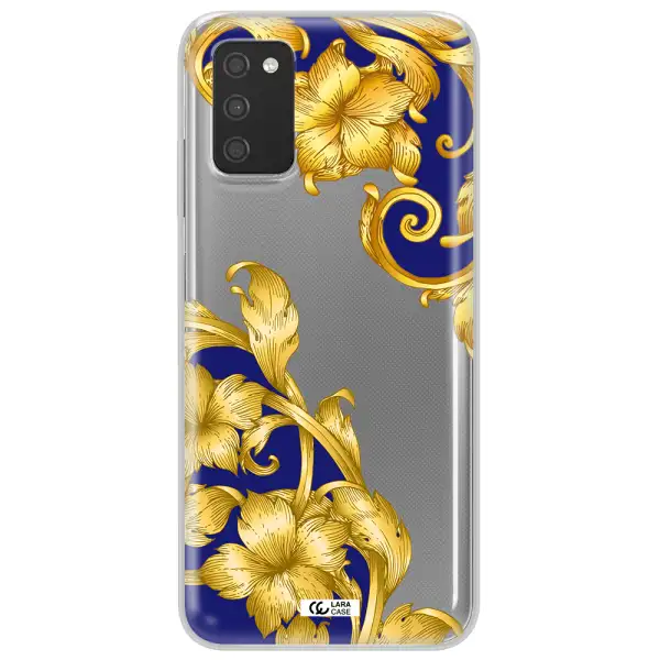 Golden Baroque Samsung A03S Clear TPU Case